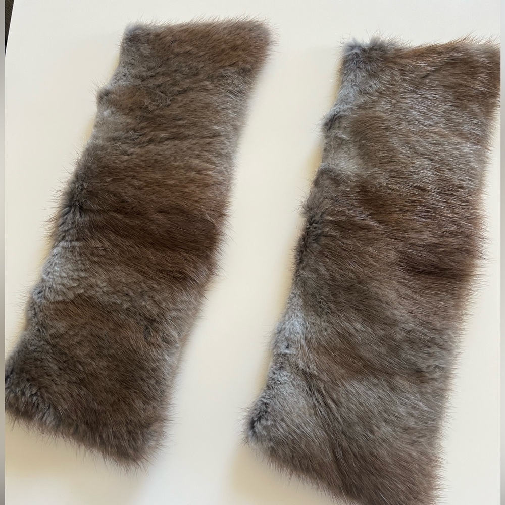 Real fur lined muskrat